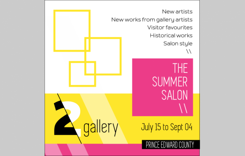 Invitation to Salon Show at 2gallery