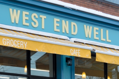 The storefront of West End Well