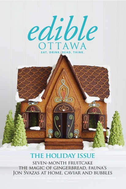 Edible Ottawa November/December 2016 cover