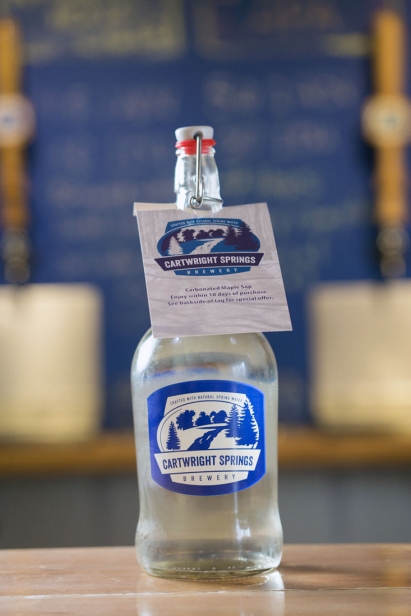 carbonated maple sap from Cartwright Springs Brewery