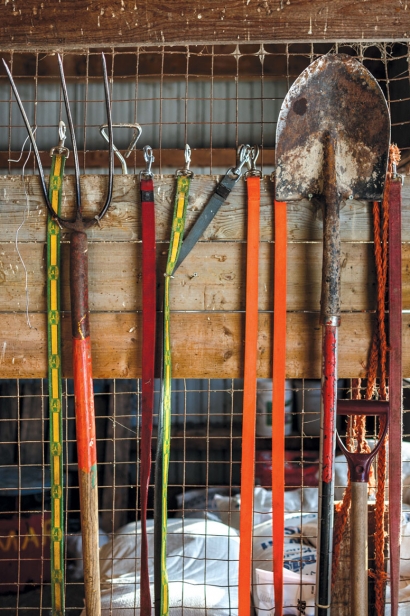tools of the trade at Mariposa Farm