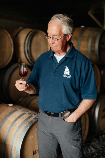 John Rode, partner and associate winemaker at Harwood Estates Vineyard